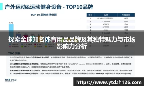 探索全球知名体育用品品牌及其独特魅力与市场影响力分析